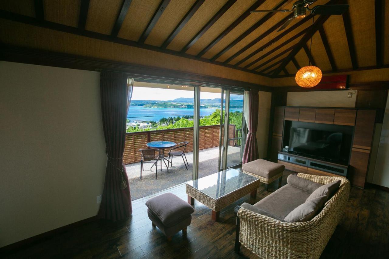 Ocean Hills Kouri Hotel Nakijin Buitenkant foto