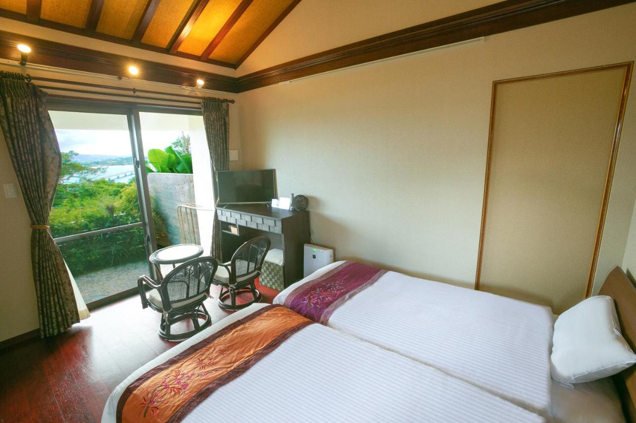 Ocean Hills Kouri Hotel Nakijin Buitenkant foto